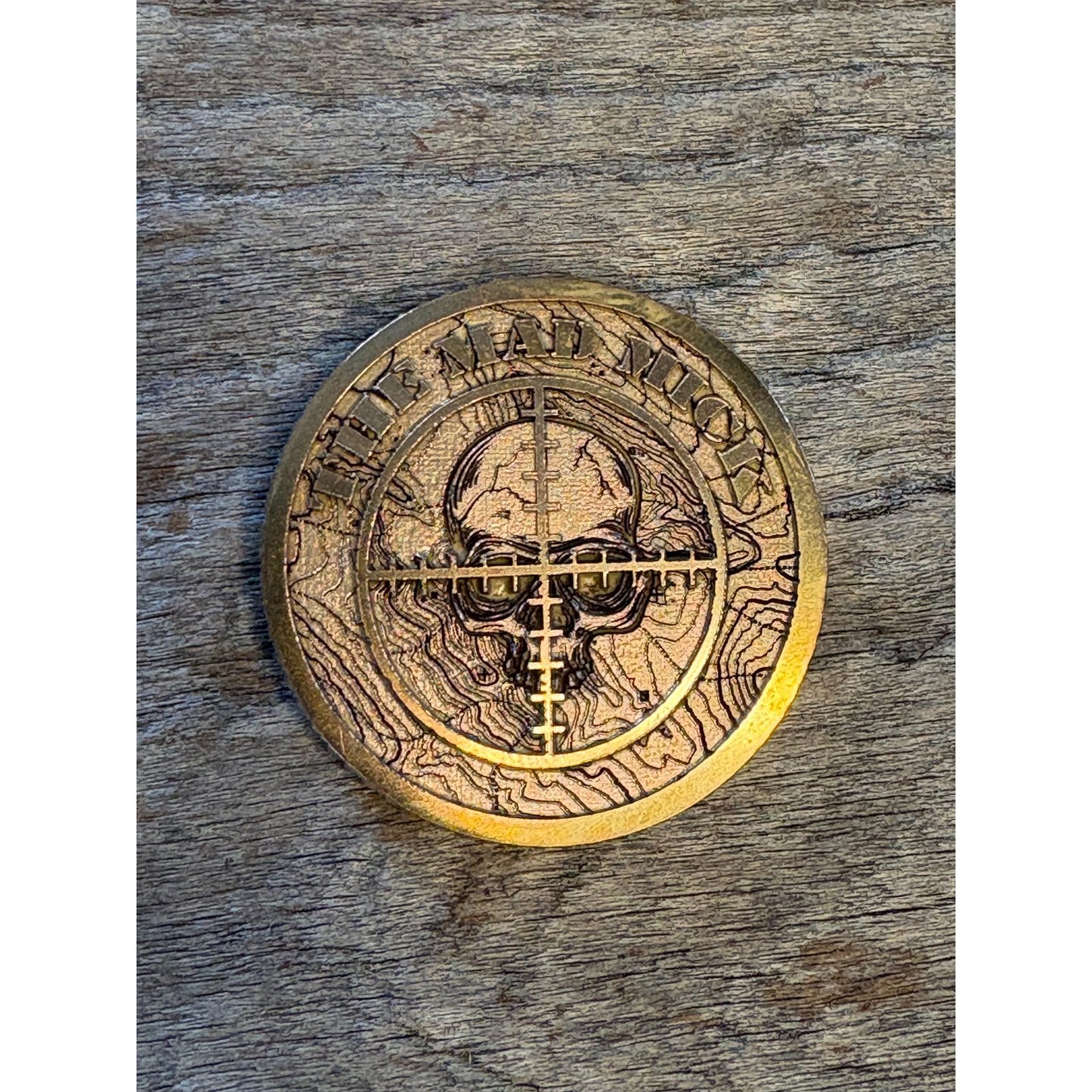 Mad Mick Reaper Coin With Raised Crosshairs