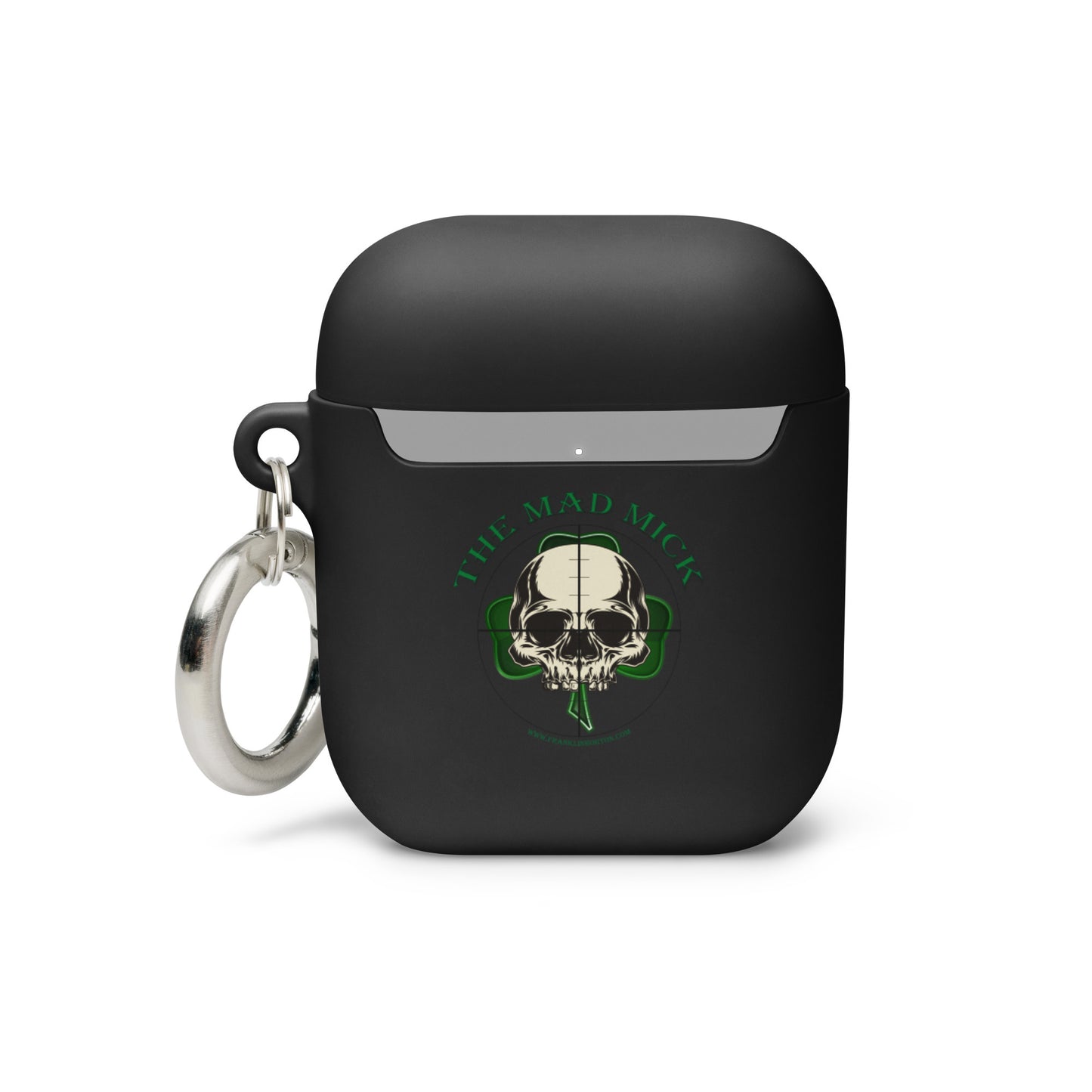 Mad Mick Skull and Shamrock Rubber Case for AirPods®