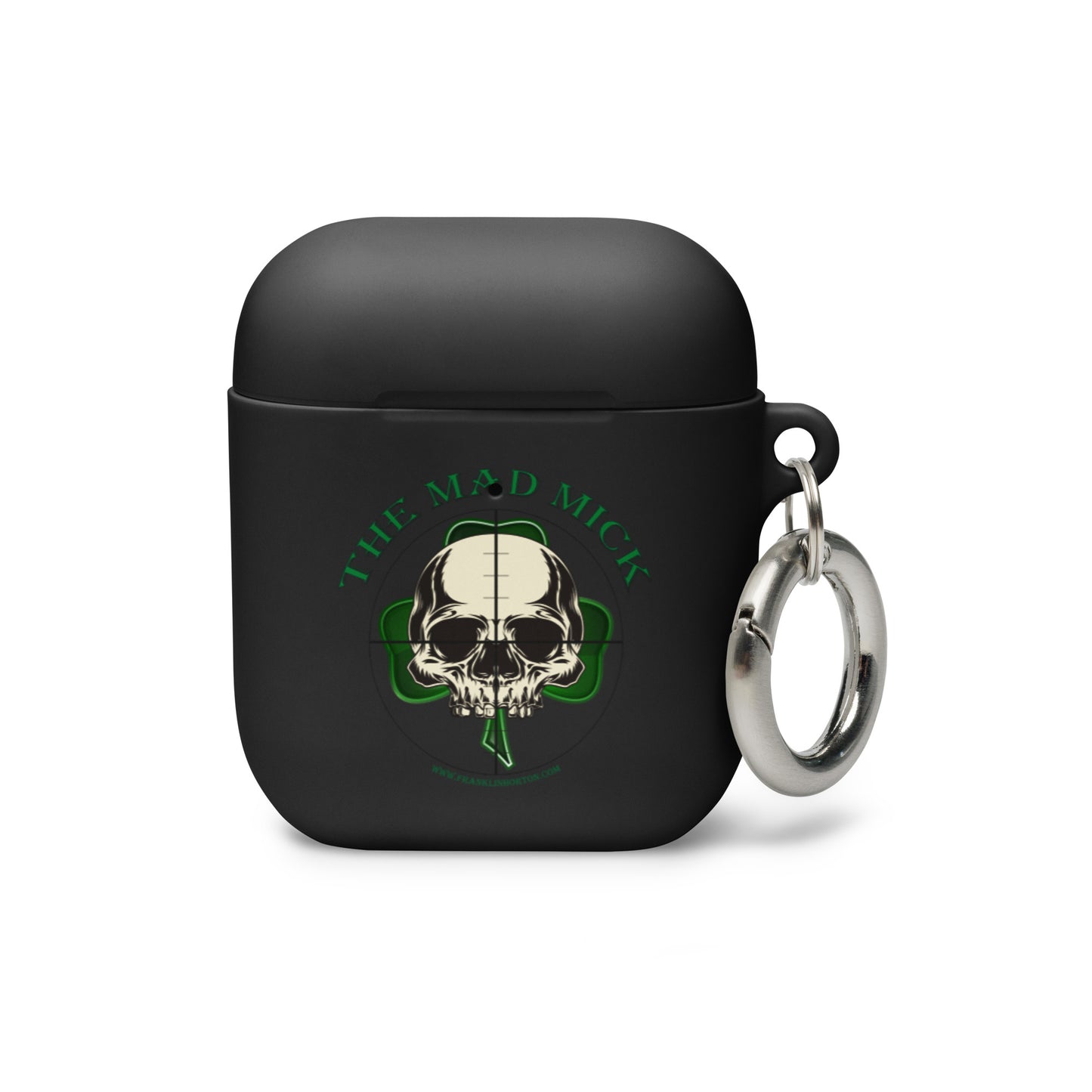 Mad Mick Skull and Shamrock Rubber Case for AirPods®