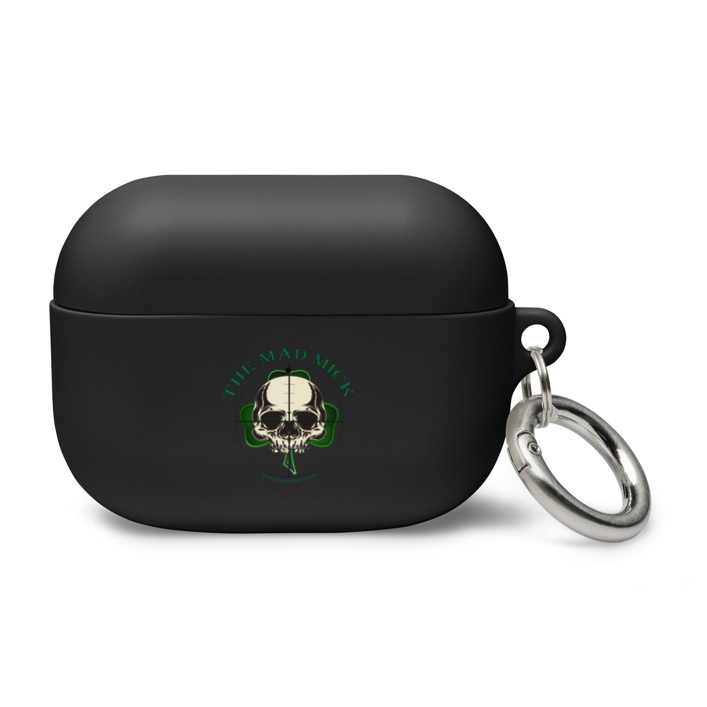 Mad Mick Skull and Shamrock Rubber Case for AirPods®