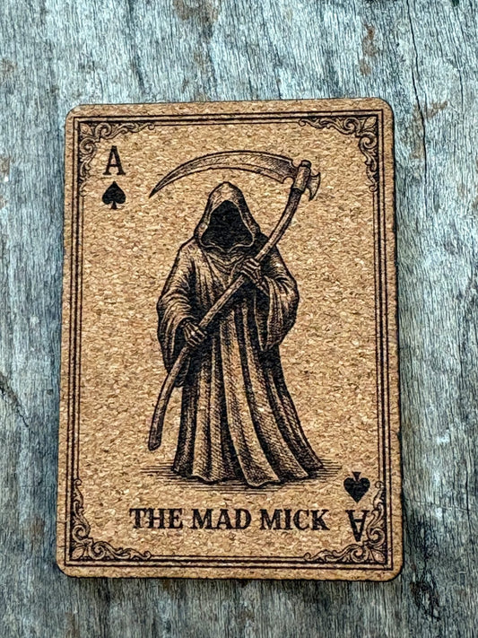 Mad Mick Reaper Playing Card Morale Patch