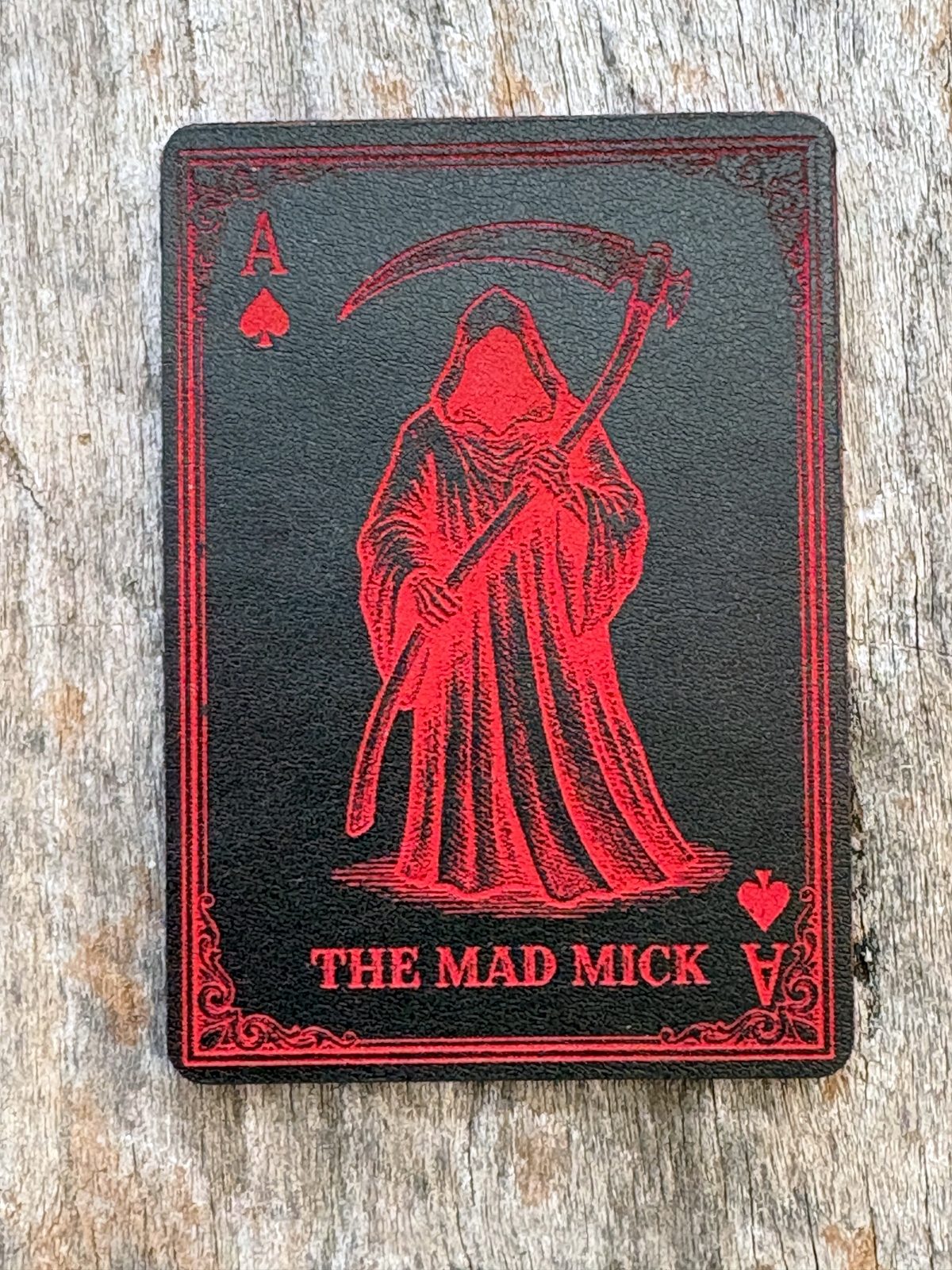 Mad Mick Reaper Playing Card Morale Patch