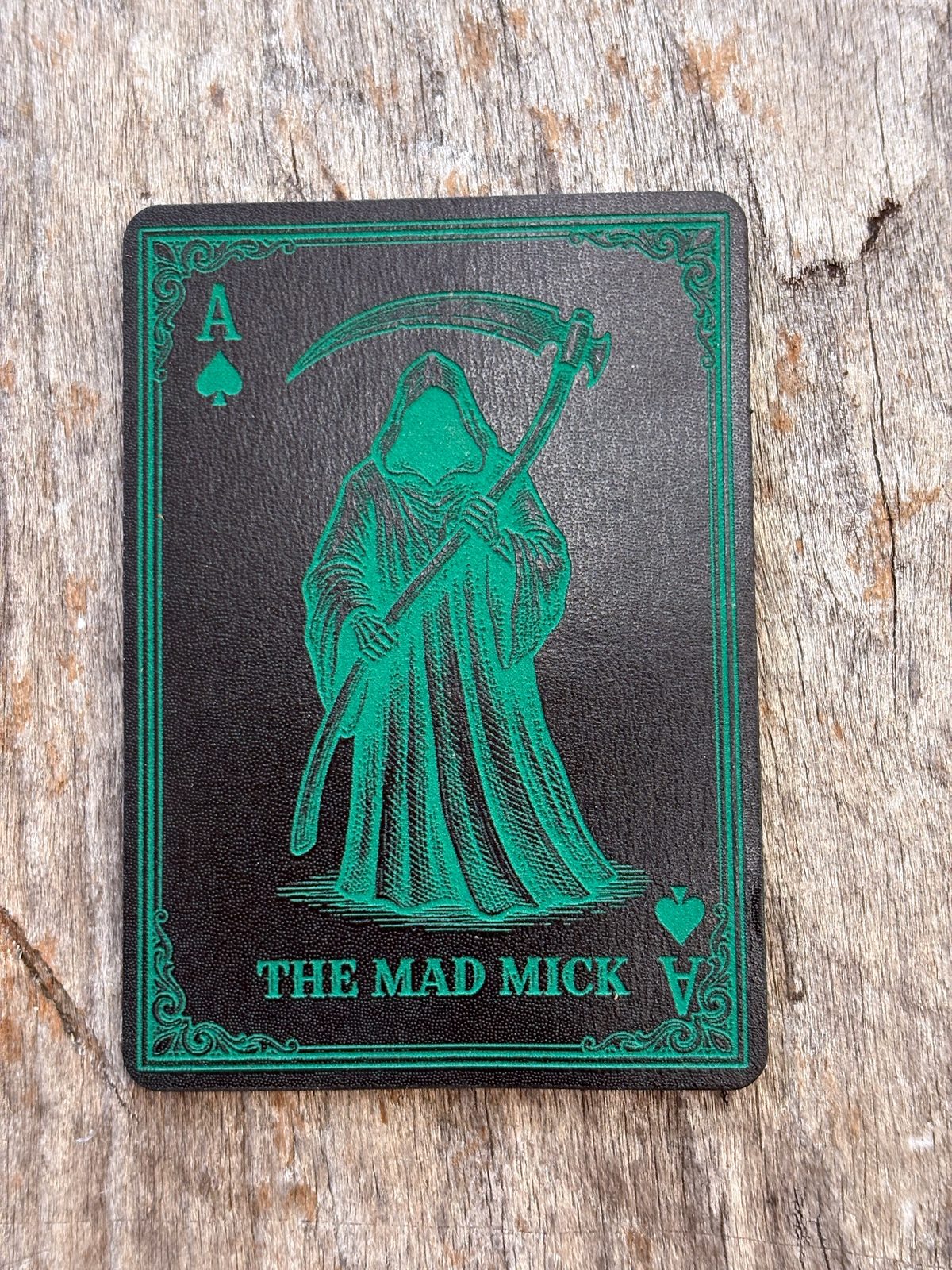 Mad Mick Reaper Playing Card Morale Patch