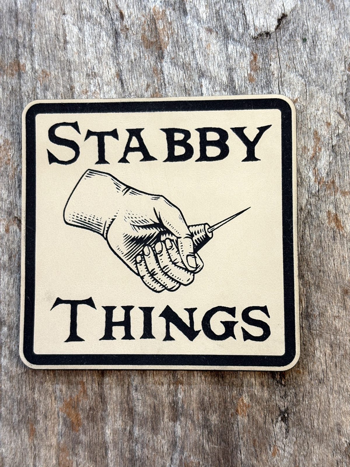 Stabby Things Square Morale Patch