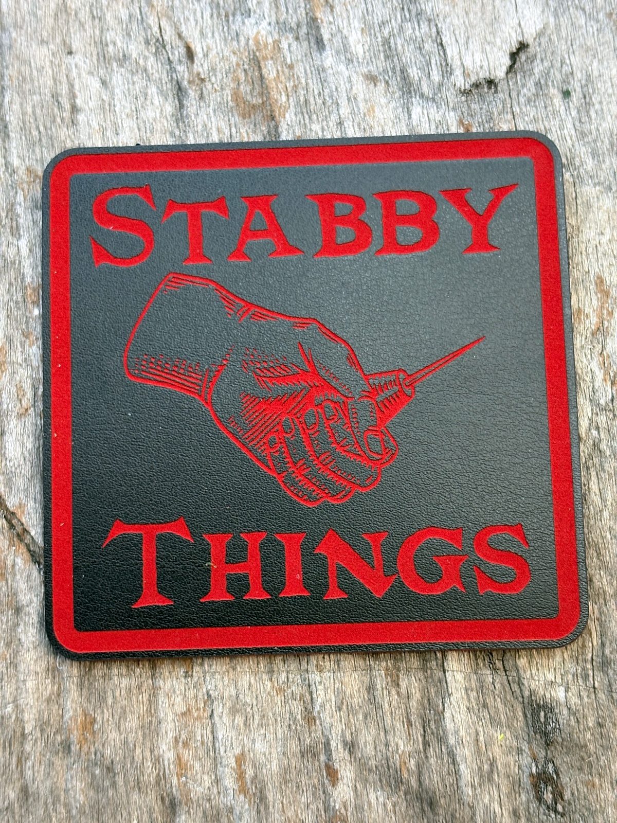 Stabby Things Square Morale Patch