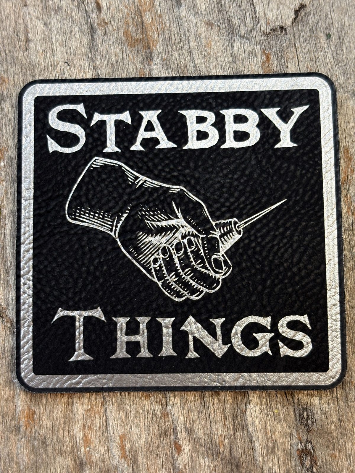 Stabby Things Square Morale Patch