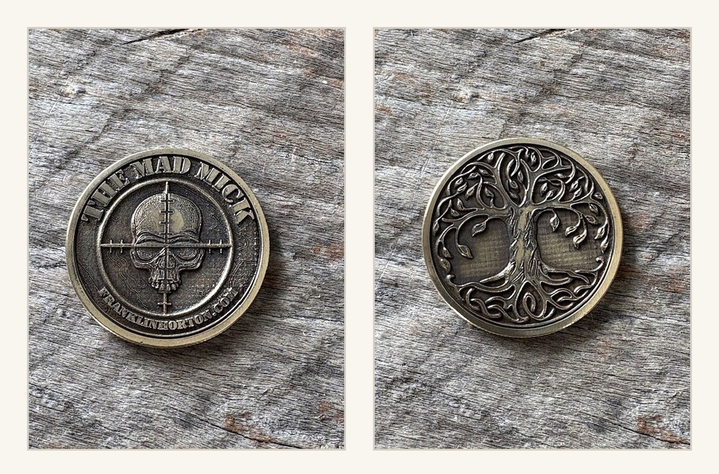 Mad Mick Tree of Life 40mm Challenge Coin