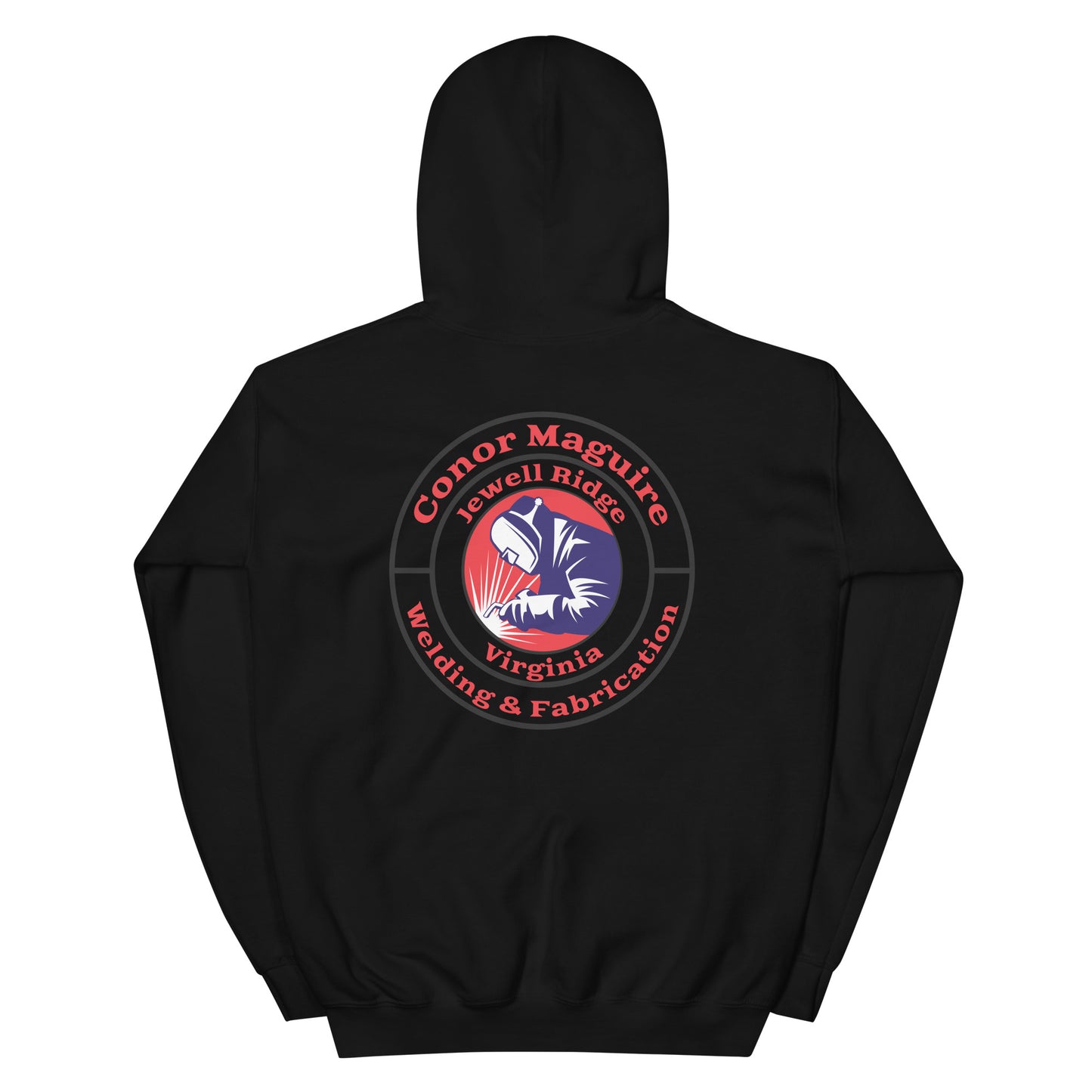 Conor Maguire Welding Hoodie With Front and Back Designs