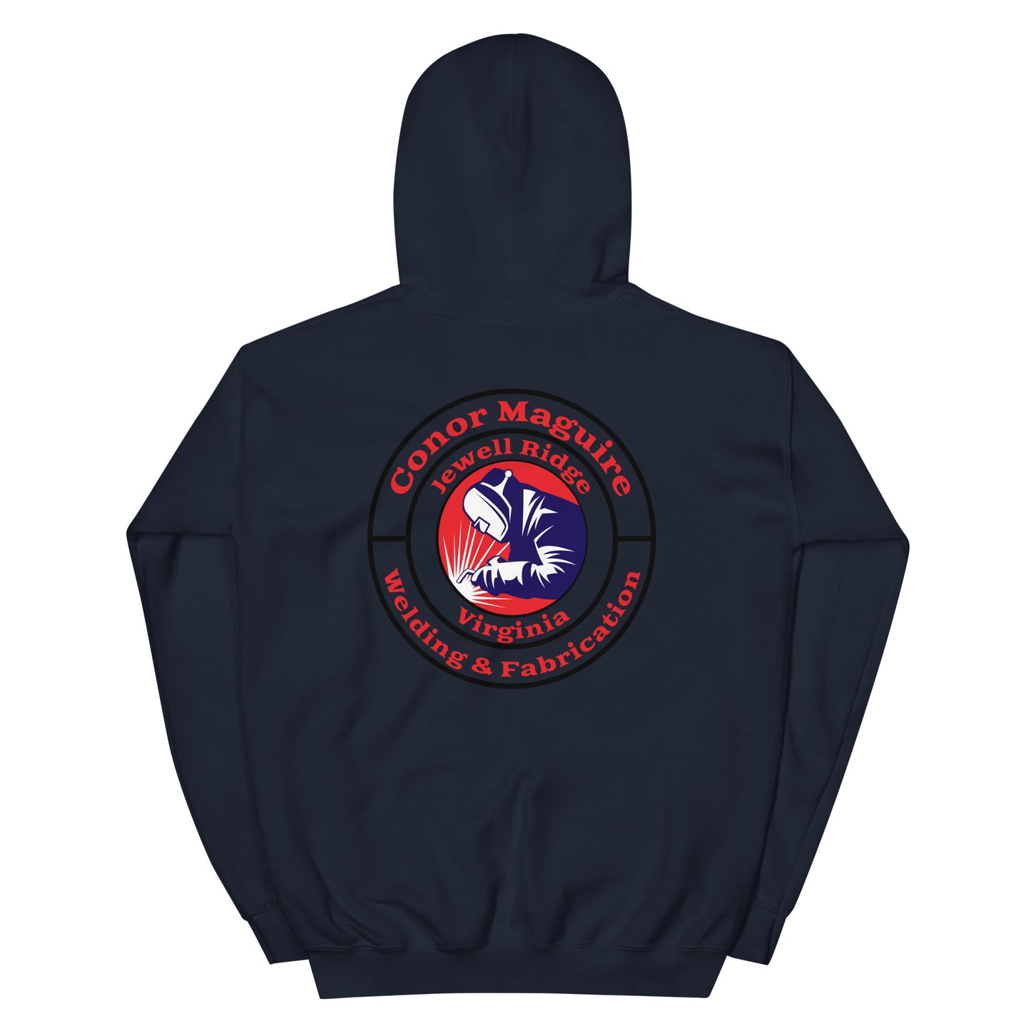 Conor Maguire Welding Hoodie With Front and Back Designs