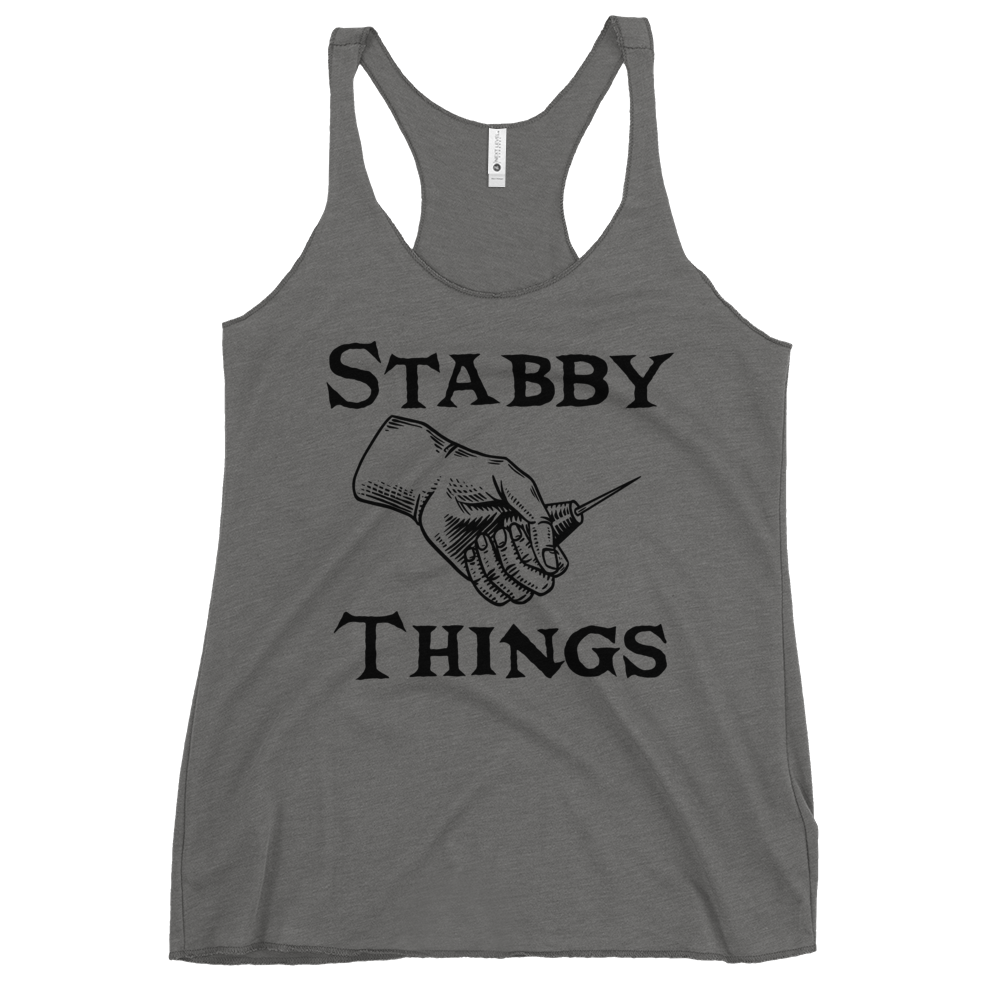 Stabby Things Women's Racerback Tank