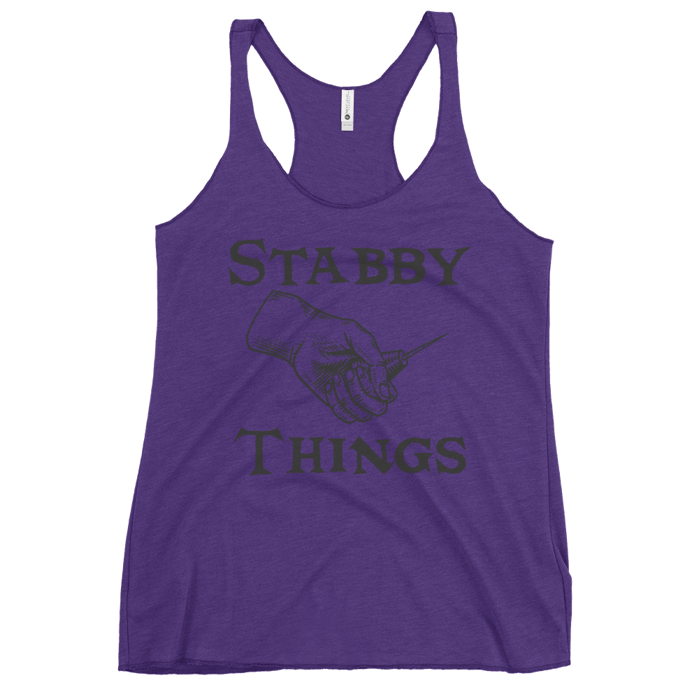 Stabby Things Women's Racerback Tank