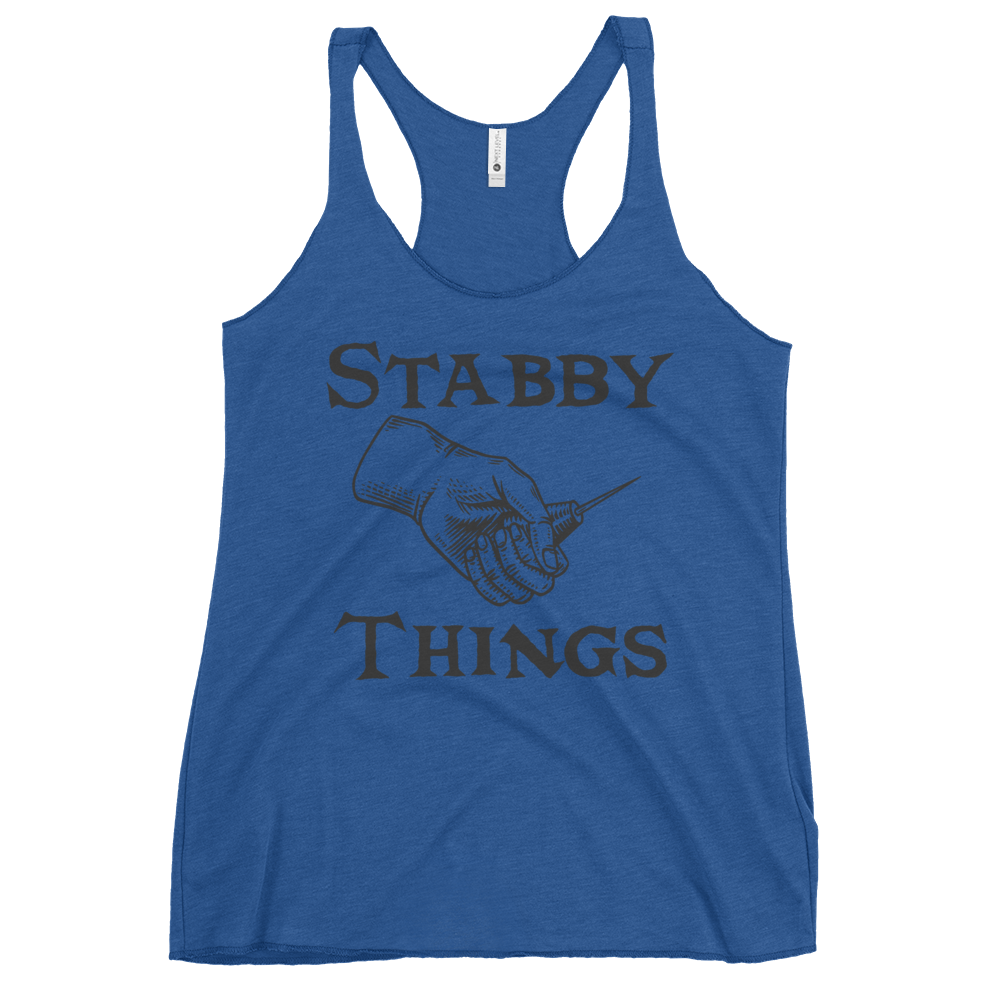 Stabby Things Women's Racerback Tank