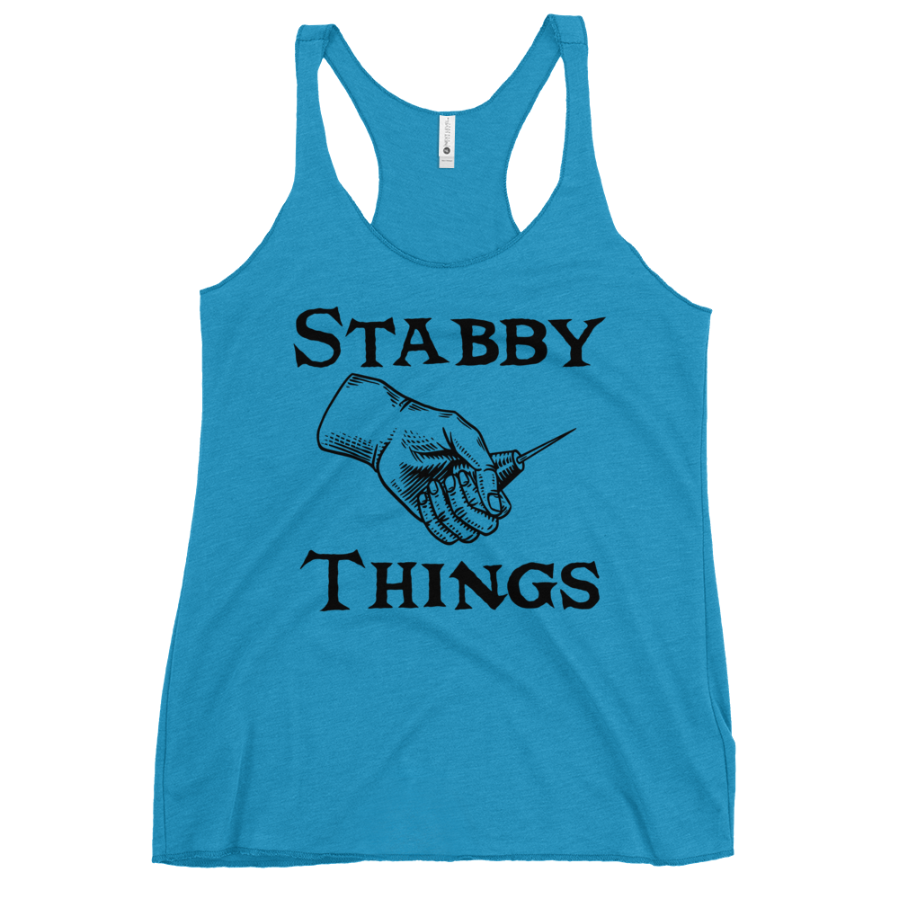 Stabby Things Women's Racerback Tank