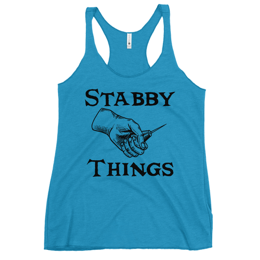 Stabby Things Women's Racerback Tank