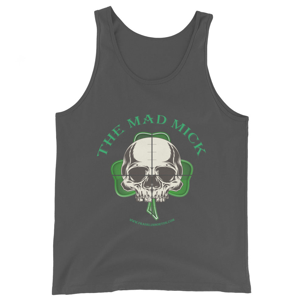 Mad Mick Skull and Shamrock Unisex Tank Top