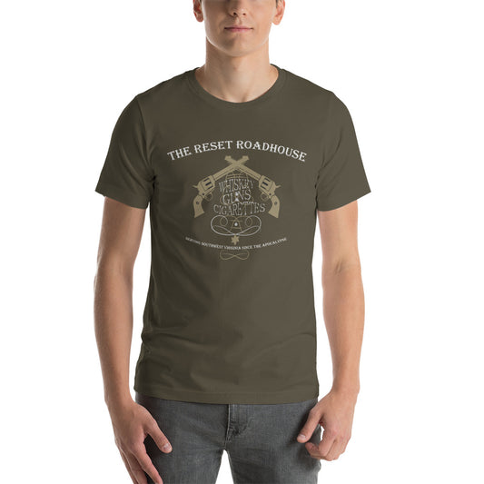 Reset Roadhouse Western-themed Unisex t-shirt