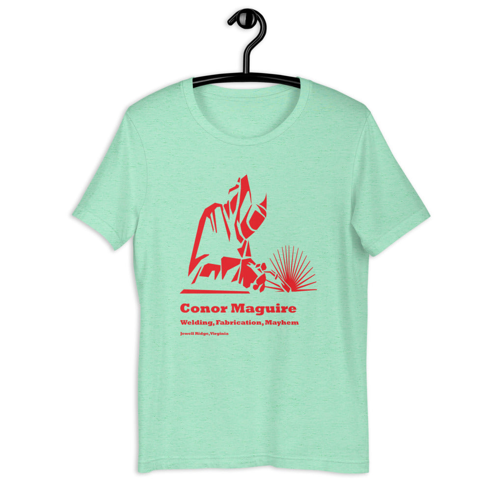 Conor Maguire Welding Short-sleeve unisex t-shirt